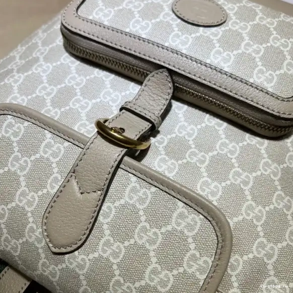 First bag ru Backpack G with Gucci Interlocking 0707